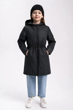 Пальто демисезонное для девочки "HN-9" черный