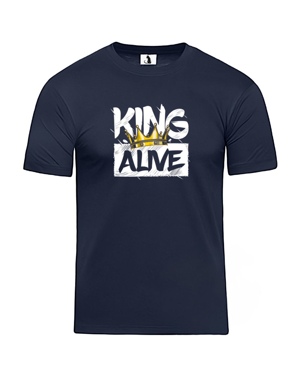 Футболка King Alive классическая прямая темно-синяя