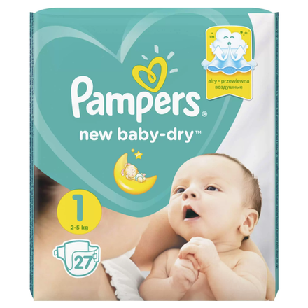 Подгузники Pampers new baby newborn №1 27 шт