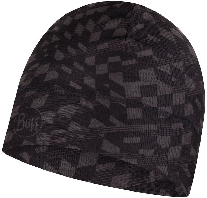 Тонкая теплая спортивная шапка Buff Hat Thermonet Asen Graphite Фото 1