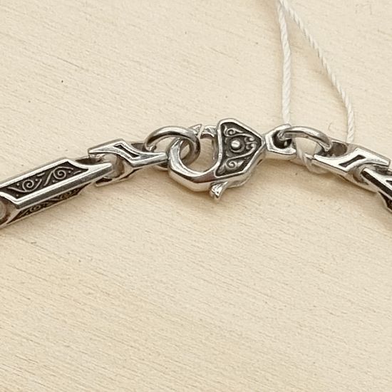 Браслет литой 3 мм. "Виноградная лоза"