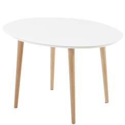 Стол Oakland раздвижной, 120-200х90 см, белый