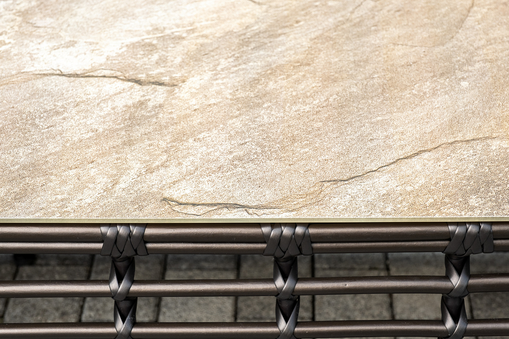 "Ницца" лаунж-зона из искусственного ротанга, цвет бронзовый