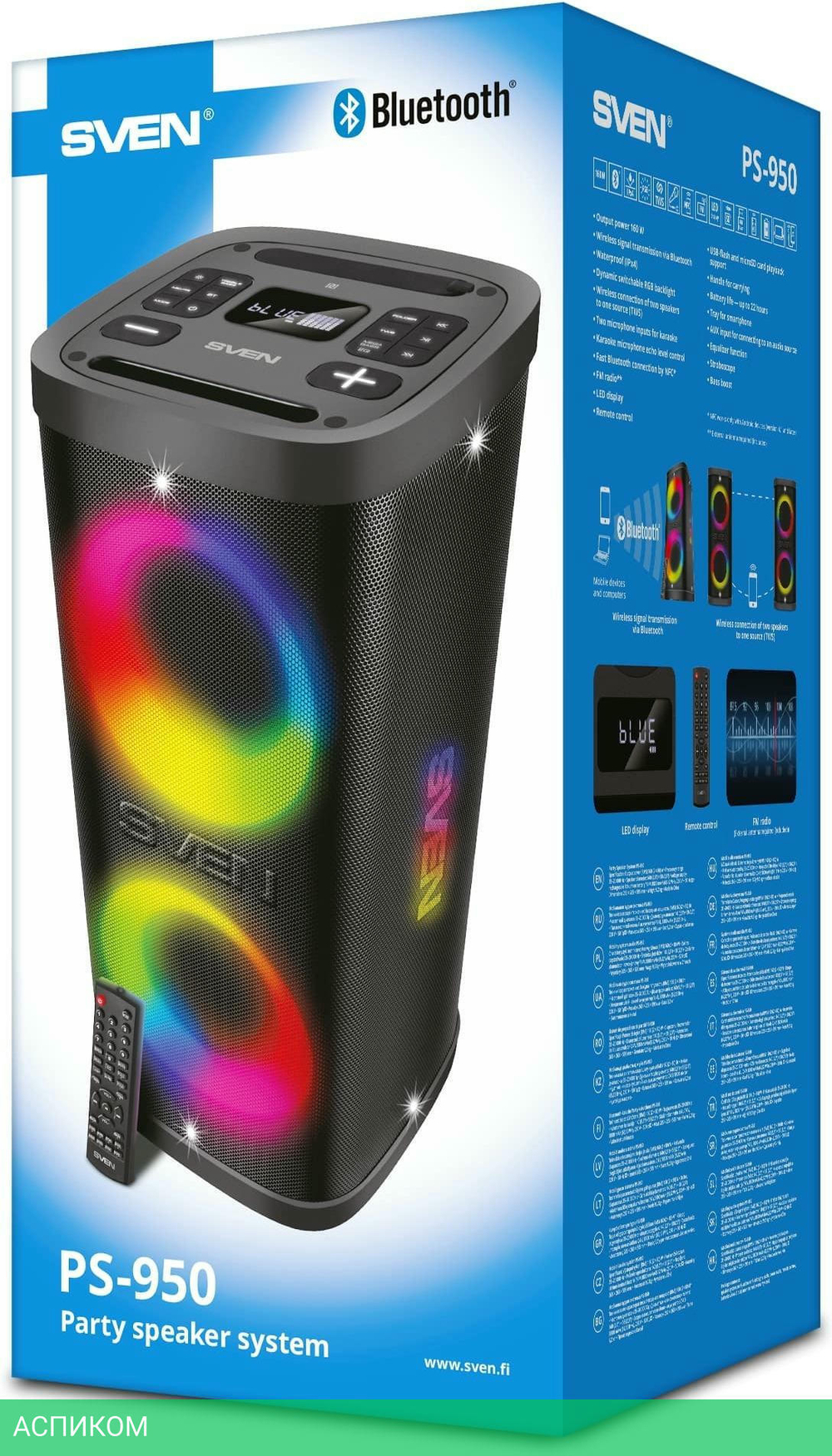 Колонка для вечеринок Sven PS-950 (SV-022396)