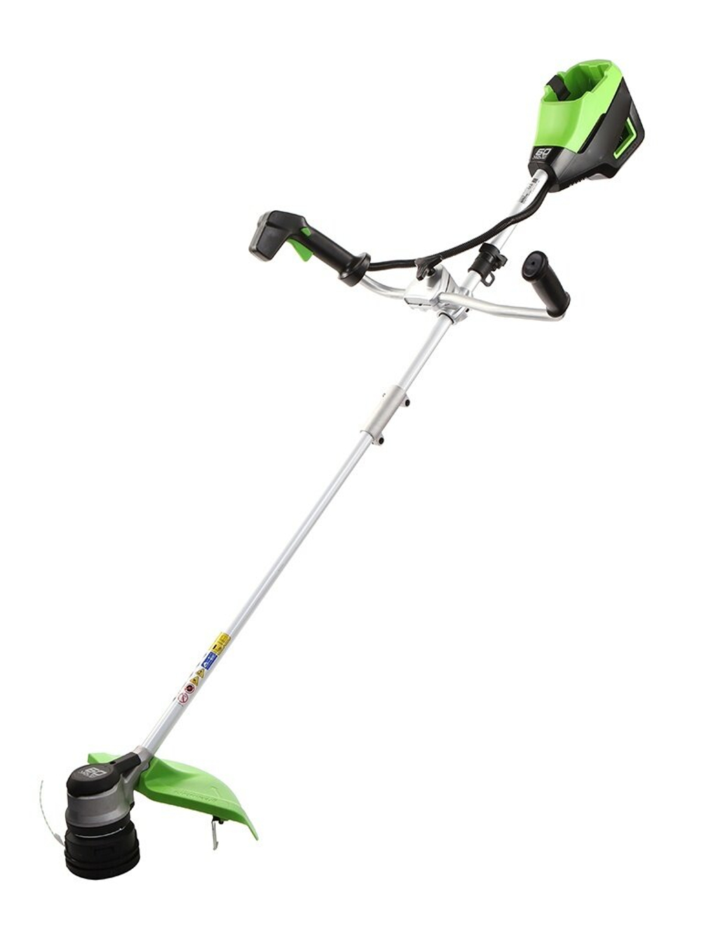 Триммер аккумуляторный GREENWORKS GD60BCB 60В,40см,б/щ, с велосипедной ручкой,без АКБ и ЗУ (2108407)