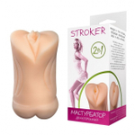Маструбатор двухсторонний STROKER телесный №6 (Цвет: телесный)