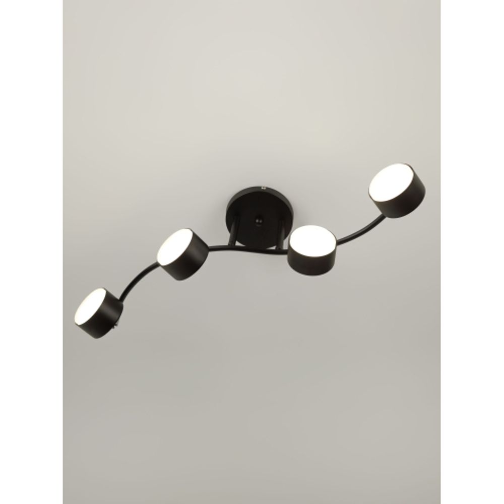 Светильник настенно-потолочный спот Rivoli   7074-704 4хGX53 15 Вт поворотный