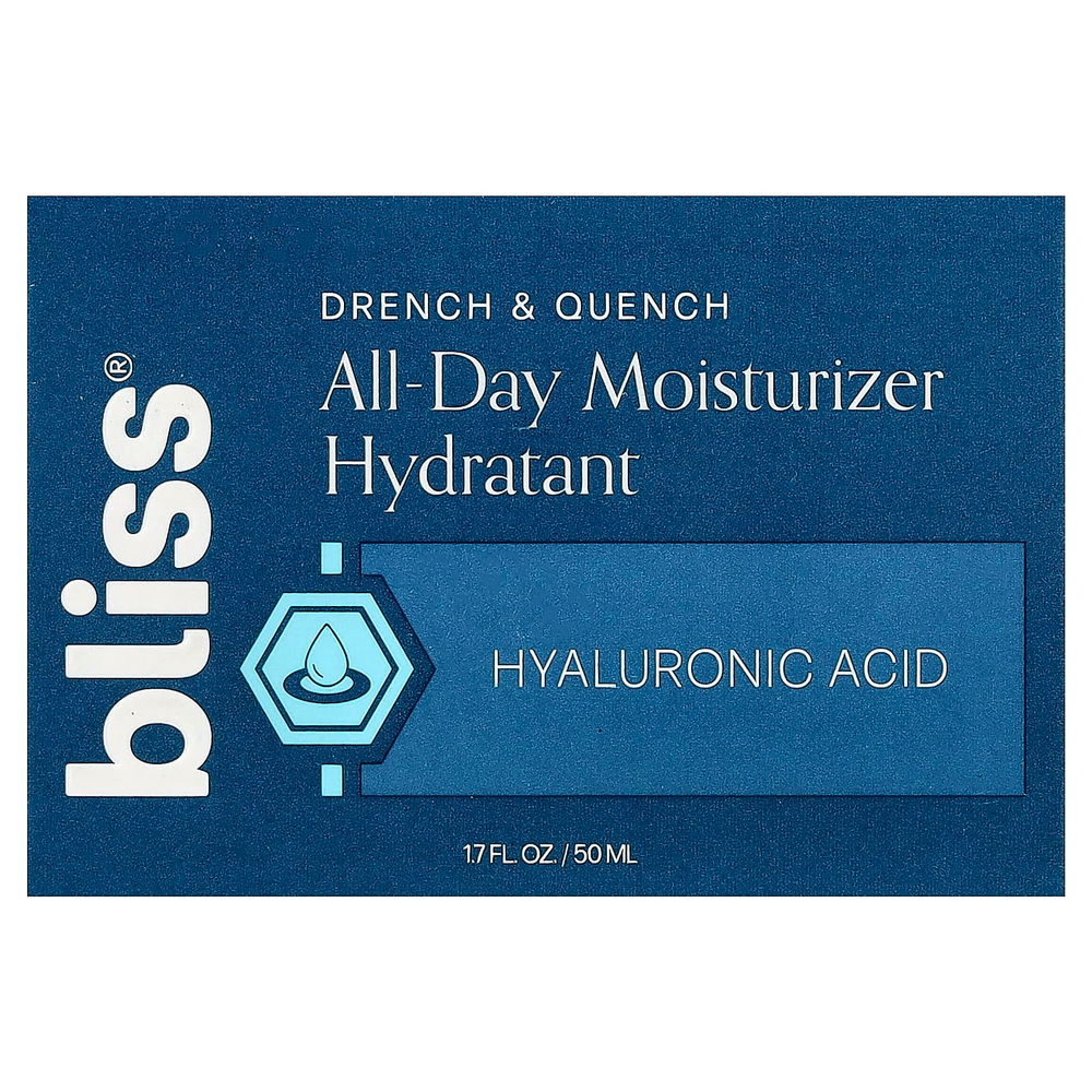 Bliss, Drench & Quench™, увлажняющий крем на весь день, 50 мл (1,7 жидк. унции)