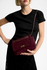 KELLY S марсала из замши