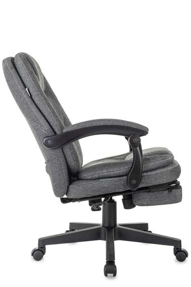 Кресло руководителя Бюрократ CH-868MSG-BF серый 3C1 крестов. пластик подст.для ног пластик черный