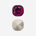 Кристалл Кушон (Сushion), оттенок "Фуксия"/"Fuchsia", 10мм