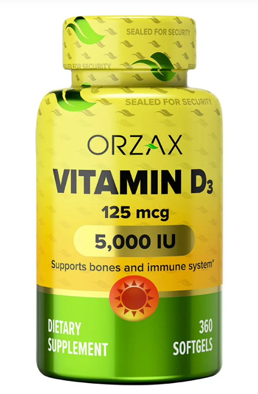 ORZAX VITAMIN D3 5.000 IU