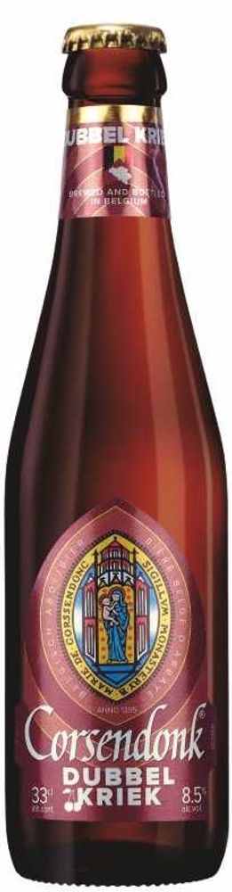 Пиво Корсендонк Дубль Крик / Corsendonk Dubbel Kriek (Colored bottle) 0.33 - стекло