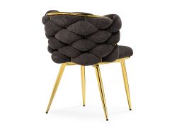 Стул на металлокаркасе Rendi gold / gray