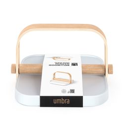 Держатель для салфеток Bellwood, белый/натуральное дерево