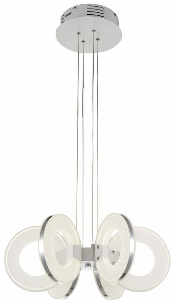 SL903.103.06 Люстра подвесная ST-Luce Белый/Белый, Хром LED 6*11,9W 3000K GUIDA