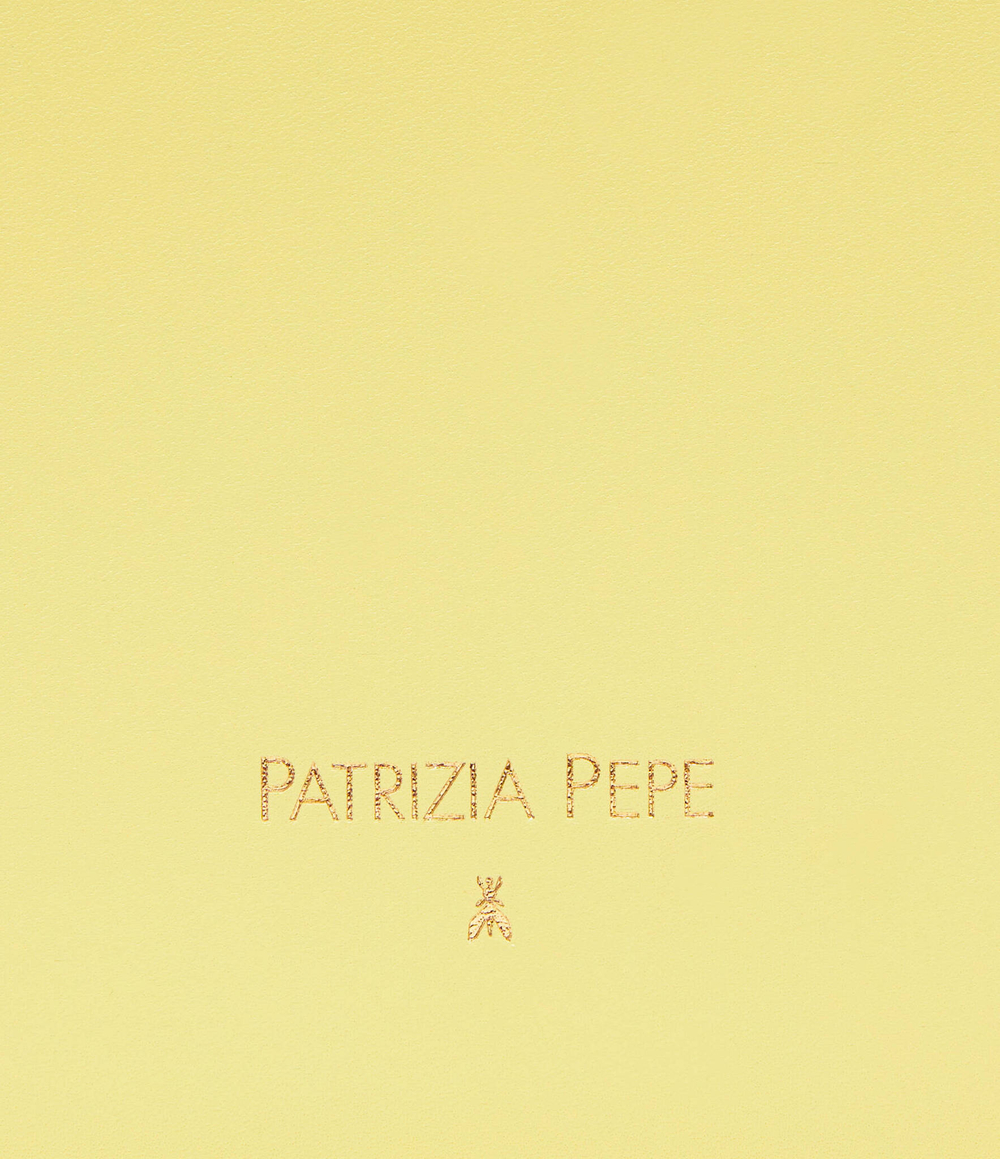 Кожаная сумка для телефона Patrizia Pepe - желтый(8B0052 L100)