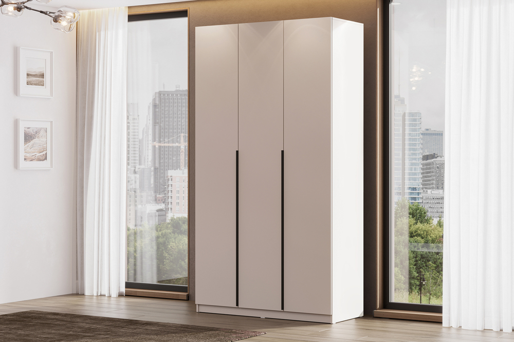 Шкаф распашной (5 полок + штанга) ШК 5 (1200), Меланж