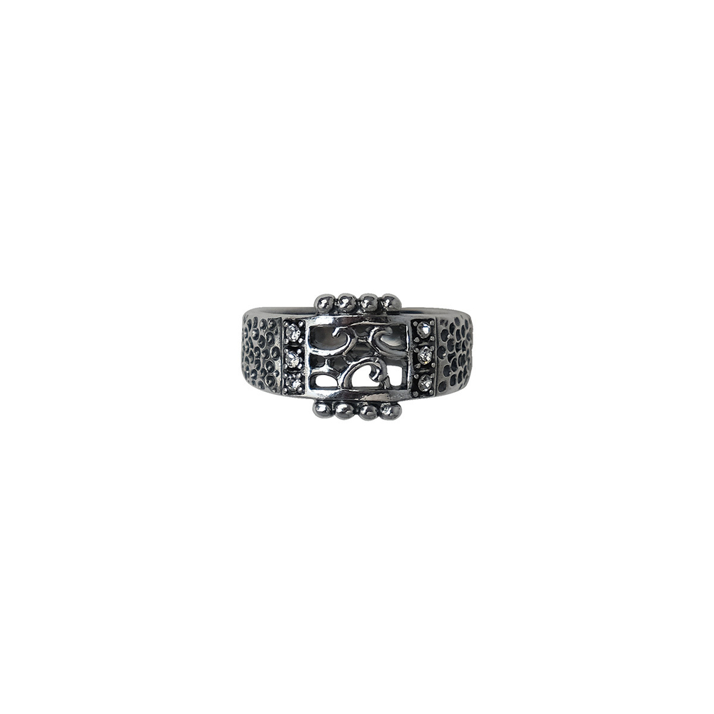 "Зима" кольцо в серебряном покрытии из коллекции "Сударыня" от Jenavi