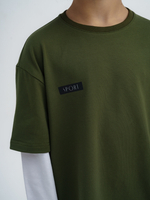 Лонгслив с двойным рукавом