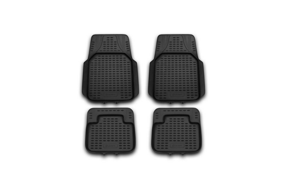 Коврики в салон для универсальные Lider, 4 шт. (полиуретан, серые) NLC.00.00.211