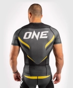 Рашгард Venum ONE FC Impact Grey-Yellow SS