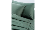 Постельное белье GoodNight Сатин Делюкс 2 сп. с евро (с нав. 50х70) олива