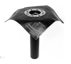 ТП-01.100/6/В-Э Кровельная воронка с полимербитумным полотном Dn110 L600мм