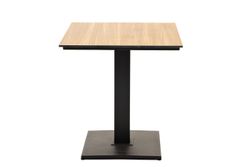 "Каффе" стол из HPL квадратный 70х70см, цвет "дуб"