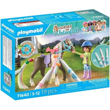 Playmobil - Лошади водопада Творческий набор с лошадью и ручками 71640 / артикул   71640  / GTIN 4008789716408
