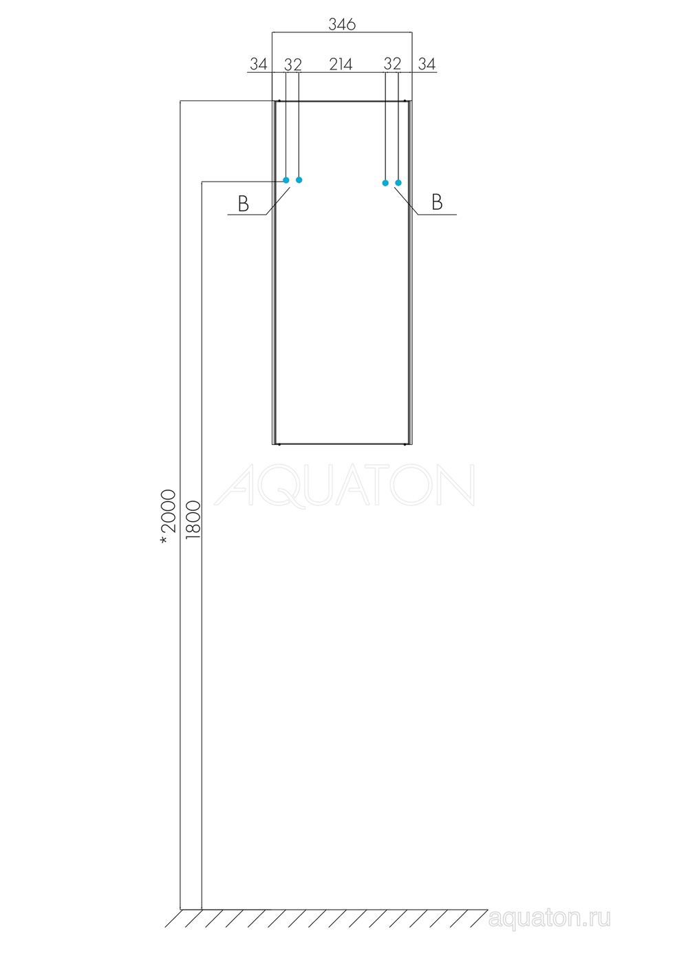 Шкафчик Aquaton Асти белый, ясень шимо 1A262903AX010