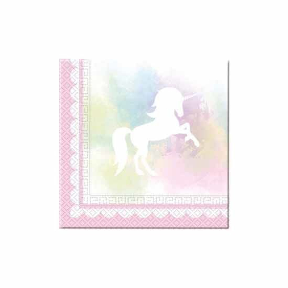 Салфетки Единорог Акварель