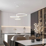 Подвесной светодиодный cветильник LED4U L8805-800-650-450 WH