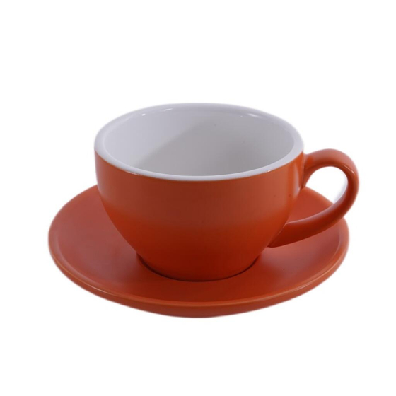 Чайная пара 250 мл оранжевая матовая Barista (Бариста) P.L. Proff Cuisine [6]