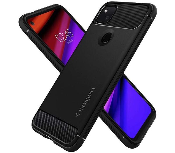 Чехол Spigen Rugged Armor для Google Pixel 4a Case (2020) - Matte Black
