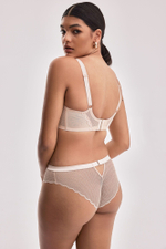 Телесный бюстгальтер Chita с чашками на тонком поролоне (Размер: 70F) (Цвет: телесный)