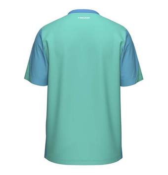 Мужская теннисная футболка Head Slice - tourquoise/blue