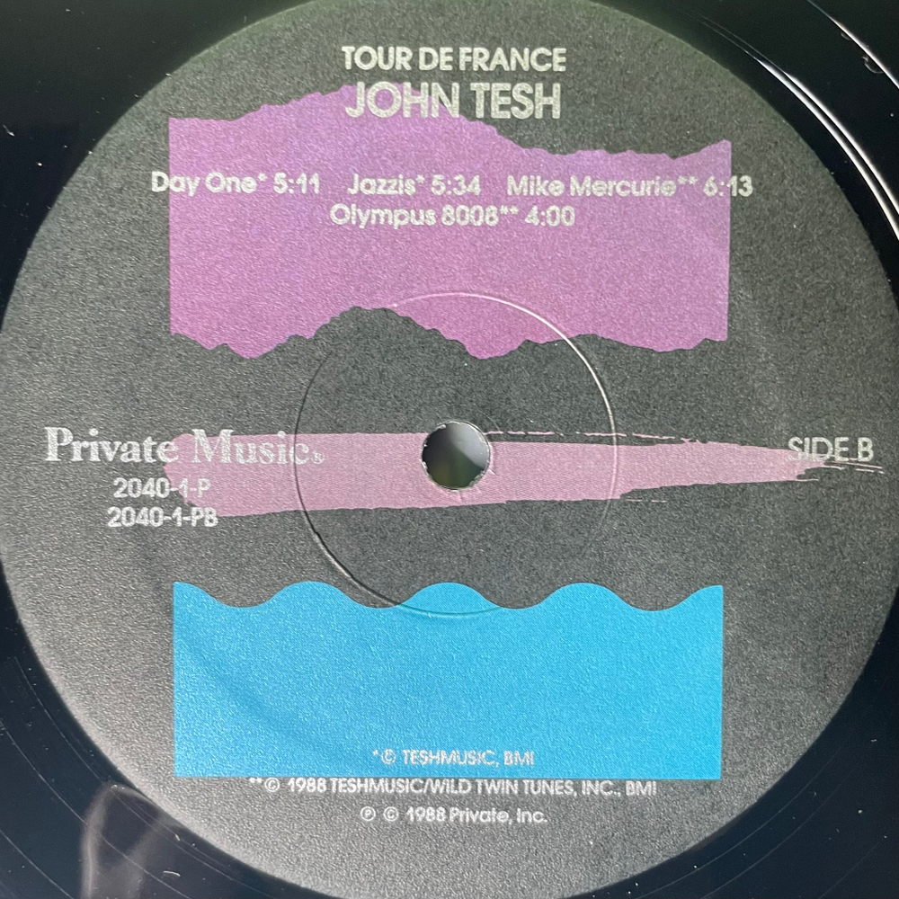 John Tesh ‎– Tour De France (США 1988г.)