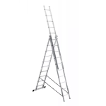 Лестница алюминиевая 3 секционная 3*10  UFUK PRO 411310