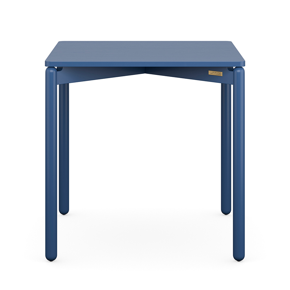 Стол обеденный saga, 75х75 см, синий