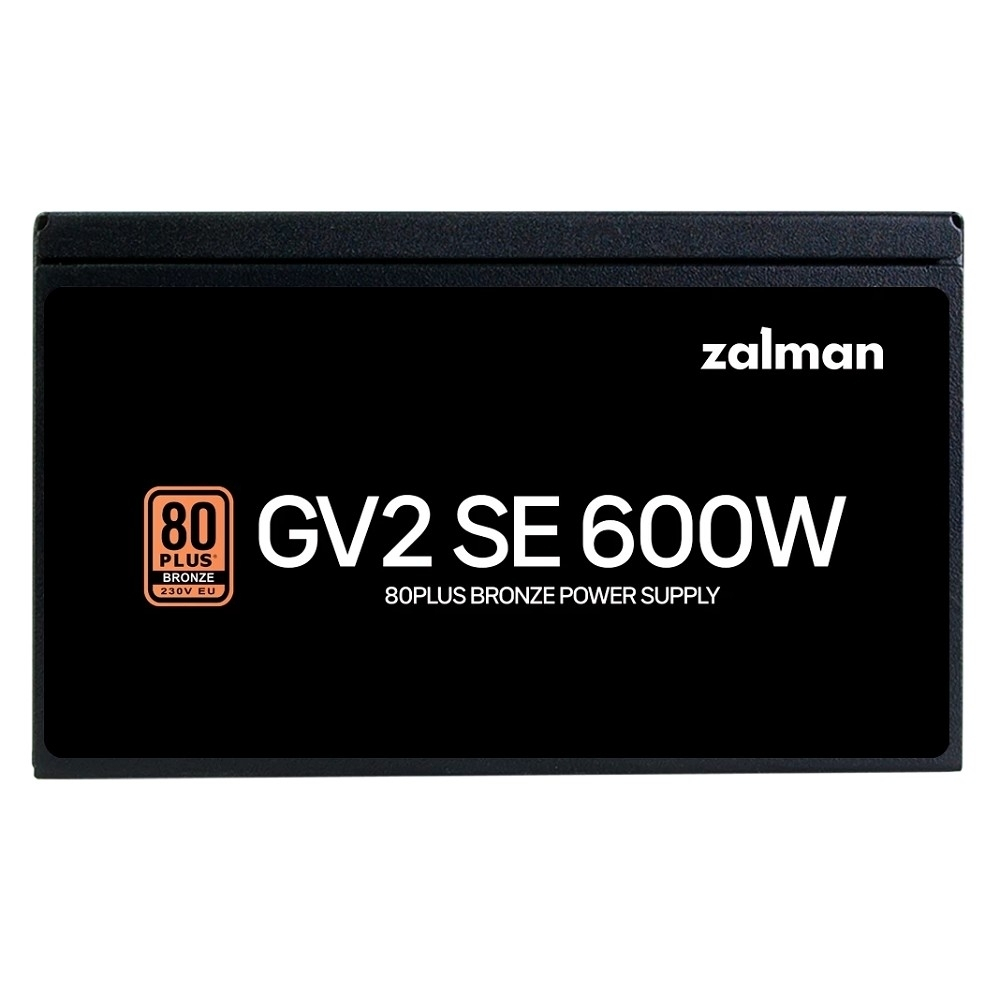 Блок питания Zalman  ZM600-GV2SE &lt;600W, ATX12V v2.52, APFC, 12cm Fan, 80+ Bronze, Ret&gt;