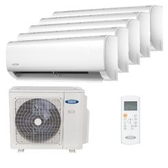 Мультисплит система на 5 комнат General Climate GC-MER07HRN1 x 5 / GU-M5EA42H32