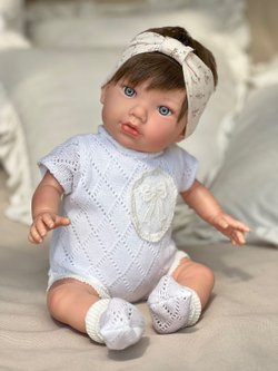 Кукла Реборн Marina and Pau 45cм Alina мягконабивная (M3001)