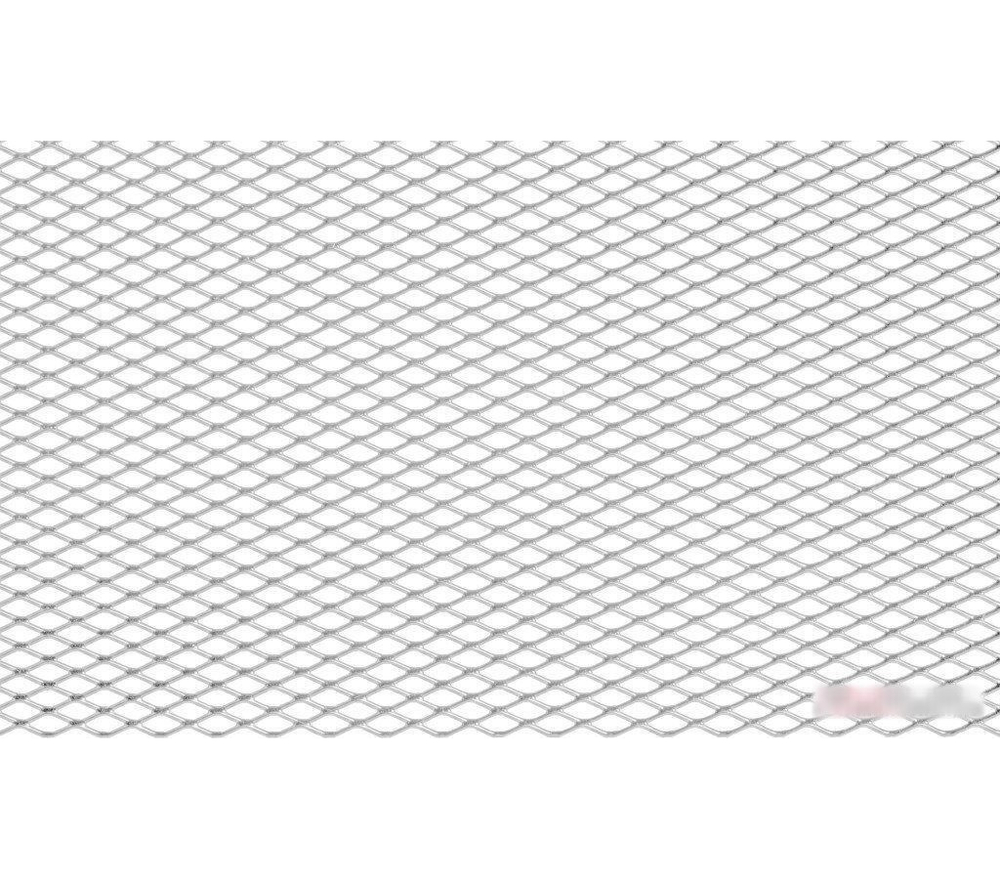 Сетка для защиты радиатора (серебро, мелкая ячейка) 100*33см