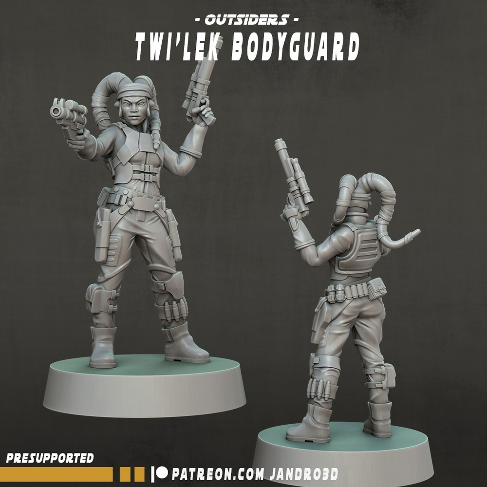 Star War Twilek Bodyguard