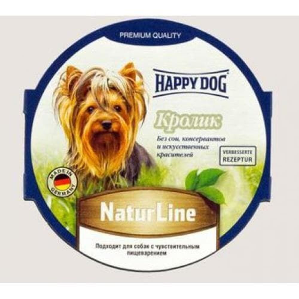 Хэппи Дог кон.д/собак Паштет Кролик 85гр Хэппи Дог кон.д/собак Паштет Кролик 85гр