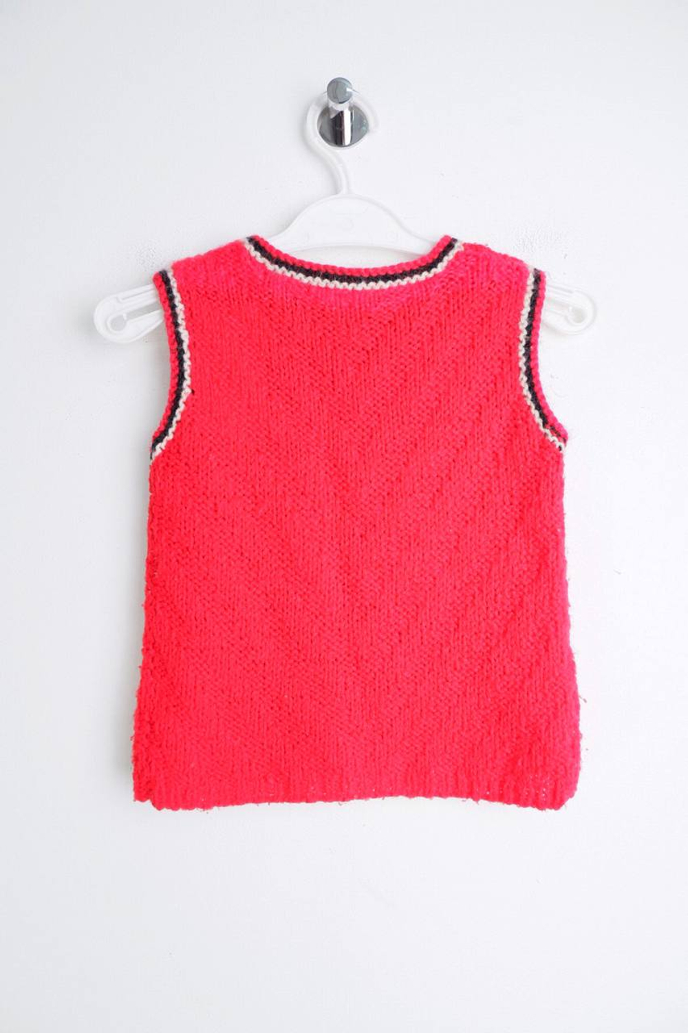 Жилетка вязаная, визуально на 5/6 лет