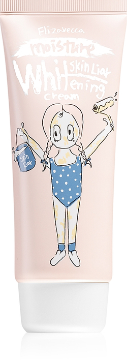 Elizavecca Skin Liar Moisture Whitening Cream - Тонирующий крем для лица, осветляющий и выравнивающий тон кожи., 100 ml