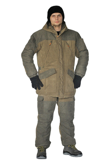 Костюм зимний "Геркон" Куртка/брюки цвет: св.хаки/т.хаки ткань: Финляндия