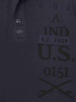 Толстовка Alpha Industries Langdon (т. синяя - r.blue)